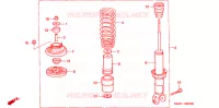 ASSORBITORE SCOSSE POST. per Honda CIVIC VTI 4 Porte 4 velocità automatico 2000