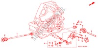 ASTA CAMBIO/SOSTEGNO CAMBIO (2) per Honda CIVIC SIR 4 Porte 5 velocità manuale 2000