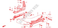 COMP. SEDILE ANT. (D.)(2) per Honda CIVIC VTIE LEV 4 Porte 5 velocità manuale 2000