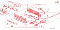 CONTROLLO RISCALDATORE(LH) per Honda CIVIC VTI 4 Porte 4 velocità automatico 2000