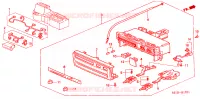 CONTROLLO RISCALDATORE(RH) per Honda BALLADE BASE 4 Porte 5 velocità manuale 2000