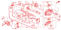 CORPO VALVOLA IMMISSIONE(2) per Honda CIVIC VTI 4 Porte 4 velocità automatico 2000