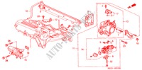 CORPO VALVOLA IMMISSIONE(3) per Honda BALLADE 160I VTEC 4 Porte 5 velocità manuale 2000