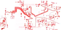 LINEE FRENO(ABS)(LH) per Honda CIVIC VTI 4 Porte 4 velocità automatico 2000