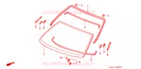 PARAVENTO ANTERIORE per Honda CIVIC VTI 4 Porte 4 velocità automatico 2000
