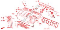 MOLTEPLICE ASPIRAZIONE(2.0L) per Honda CIVIC 2.0IVT 4 Porte 5 velocità automatico 2004