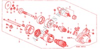 MOTORE AVVIATORE(DENSO) (2.0L) per Honda CIVIC 2.0IVT 4 Porte 5 velocità automatico 2004