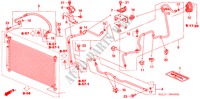 ARIA CONDIZIONATA (TUBI/CONDOTTI) (LH) per Honda CITY EXI 4 Porte 5 velocità manuale 2003