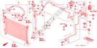 ARIA CONDIZIONATA (TUBI/CONDOTTI) (RH) per Honda CITY S 4 Porte 5 velocità manuale 2005
