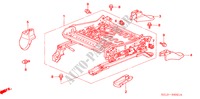 COMP. SEDILE ANT. (D.)(ALTEZZA MANUALE) per Honda CITY EXI 4 Porte 5 velocità manuale 2003
