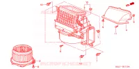 SOFFIATORE RISCALDATORE(RH) per Honda CITY V 4 Porte pieno automatica 2006