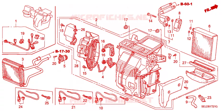 UNITA RISCALDATORE(RH) Honda  CITY 2006 V pieno automatica 