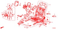 COMP. SEDILE ANT. (G.) (SIEGE REGLAGE MANUEL) per Honda CIVIC 1.8 ES 5 Porte 5 velocità automatico 2013