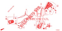 SERRATURE PORTIERE POST./MANIGLIA ESTERNA  per Honda CIVIC 1.8 ES 5 Porte 5 velocità automatico 2013
