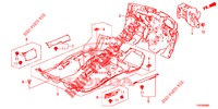 STOINO PAVIMENTO/ISOLATORE  per Honda CIVIC 1.8 ES 5 Porte 5 velocità automatico 2013