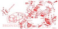 UNITA DI CONTROLLO (CABINE) (1) (RH) per Honda CIVIC 1.8 ES 5 Porte 5 velocità automatico 2013
