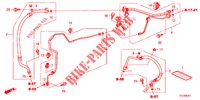 ARIA CONDIZIONATA (FLEXIBLES/TUYAUX) (LH) per Honda JAZZ HYBRID LUXURY 5 Porte pieno automatica 2015
