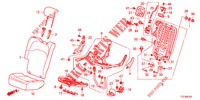 SEDILE POSTERIORE/CINTURA DI SICUREZZA (D.) per Honda JAZZ HYBRID LUXURY 5 Porte pieno automatica 2015