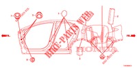 ANELLO DI TENUTA (LATERAL) per Honda CIVIC 1.4 EXECUTIVE 5 Porte 6 velocità manuale 2012