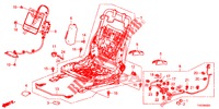 COMP. SEDILE ANT. (D.) (SIEGE REGLAGE MANUEL) per Honda CIVIC 1.4 EXECUTIVE 5 Porte 6 velocità manuale 2012