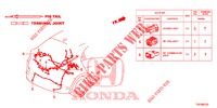 CONNETTORE ELETTRICO (ARRIERE) per Honda CIVIC 1.4 EXECUTIVE 5 Porte 6 velocità manuale 2012