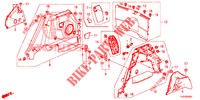 FODERAMENTO LATO BAULE  per Honda CIVIC 1.4 EXECUTIVE 5 Porte 6 velocità manuale 2012