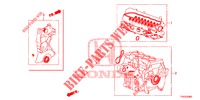 KIT GUARNIZIONE/ ASS. TRASMISSIONE (1.4L) per Honda CIVIC 1.4 EXECUTIVE 5 Porte 6 velocità manuale 2012