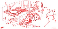 PARAFANGHI ANTERIORI  per Honda CIVIC 1.4 EXECUTIVE 5 Porte 6 velocità manuale 2012