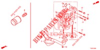 POMPA OLIO (1.4L) per Honda CIVIC 1.4 EXECUTIVE 5 Porte 6 velocità manuale 2012