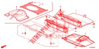 SCATOLA PAVIMENTO POST.  per Honda CIVIC 1.4 EXECUTIVE 5 Porte 6 velocità manuale 2012