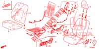 SEDILE ANTERIORE/CINTURE DI SICUREZZA (D.) (LH) per Honda CIVIC 1.4 EXECUTIVE 5 Porte 6 velocità manuale 2012