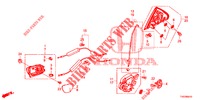 SERRATURE PORTIERE POST./MANIGLIA ESTERNA  per Honda CIVIC 1.4 EXECUTIVE 5 Porte 6 velocità manuale 2012