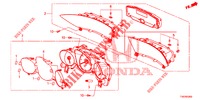 TACHIMETRO  per Honda CIVIC 1.4 EXECUTIVE 5 Porte 6 velocità manuale 2012