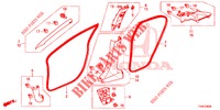 ABBELLIMENTO PILASTRO (LH) per Honda CIVIC 1.4 EXECUTIVE TUNER LESS 5 Porte 6 velocità manuale 2014