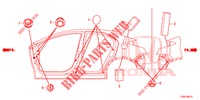 ANELLO DI TENUTA (LATERAL) per Honda CIVIC 1.4 EXECUTIVE TUNER LESS 5 Porte 6 velocità manuale 2014