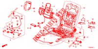 COMP. SEDILE ANT. (G.) (HAUTEUR MANUELLE) per Honda CIVIC 1.4 EXECUTIVE TUNER LESS 5 Porte 6 velocità manuale 2014