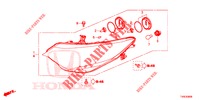 FANALE  per Honda CIVIC 1.4 EXECUTIVE TUNER LESS 5 Porte 6 velocità manuale 2014