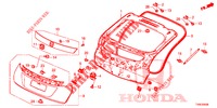 PANNELLO PORTELLONE(2D)  per Honda CIVIC 1.4 EXECUTIVE TUNER LESS 5 Porte 6 velocità manuale 2014