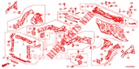 PARATIA ANTERIORE/CRUSCOTTO  per Honda CIVIC 1.4 EXECUTIVE TUNER LESS 5 Porte 6 velocità manuale 2014