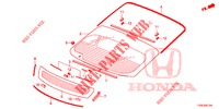 PARAVENTO ANTERIORE/ PARAVENTO POSTERIORE  per Honda CIVIC 1.4 EXECUTIVE TUNER LESS 5 Porte 6 velocità manuale 2014