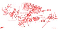 POMPA ACQUA/TERMOSTATO (1.4L) per Honda CIVIC 1.4 EXECUTIVE TUNER LESS 5 Porte 6 velocità manuale 2014