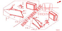 SCHERMO CENTRO  per Honda CIVIC 1.4 EXECUTIVE TUNER LESS 5 Porte 6 velocità manuale 2014