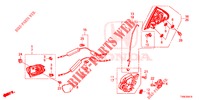 SERRATURE PORTIERE POST./MANIGLIA ESTERNA  per Honda CIVIC 1.4 EXECUTIVE TUNER LESS 5 Porte 6 velocità manuale 2014