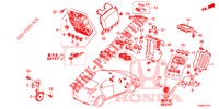 UNITA DI CONTROLLO (CABINE) (1) (LH) per Honda CIVIC 1.4 EXECUTIVE TUNER LESS 5 Porte 6 velocità manuale 2014