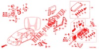 UNITA DI CONTROLLO (COMPARTIMENT MOTEUR) (1) per Honda CIVIC 1.4 EXECUTIVE TUNER LESS 5 Porte 6 velocità manuale 2014