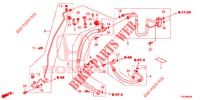 ARIA CONDIZIONATA (FLEXIBLES/TUYAUX) (DIESEL) (1.6L) (LH) per Honda CIVIC DIESEL 1.6 ELEGANCE 5 Porte 6 velocità manuale 2013