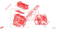 ARREDO DI MONT. MOTORE/ASS. TRASMISSIONE (DIESEL) (1.6L) per Honda CIVIC DIESEL 1.6 ELEGANCE 5 Porte 6 velocità manuale 2013