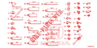 CINGHIA BARDATURA/STAFFA(RH)  per Honda CIVIC DIESEL 1.6 ELEGANCE 5 Porte 6 velocità manuale 2013