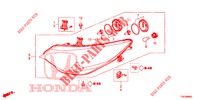 FANALE  per Honda CIVIC DIESEL 1.6 ELEGANCE 5 Porte 6 velocità manuale 2013