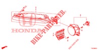 FENDINEBBIA / FARI DIURNI per Honda CIVIC DIESEL 1.6 ELEGANCE 5 Porte 6 velocità manuale 2013